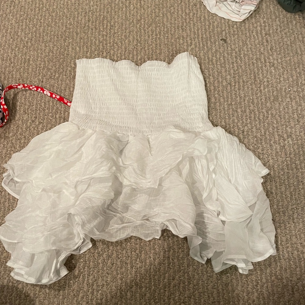 White skirt